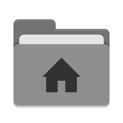 User Grey Home Icon Papirus Places Iconset Papirus Development