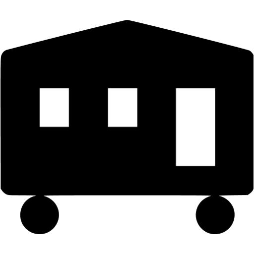 Black Mobile Home Icon