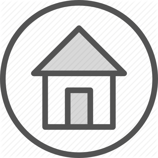 Home Icons Transparent White