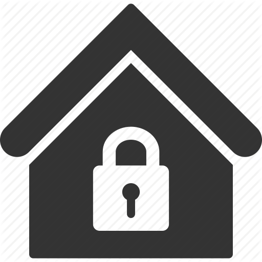 Building, Home, House, Lock, Locked, Real Estate, Security Icon