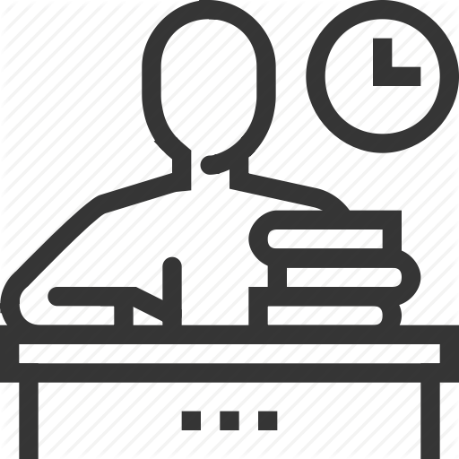 After School, Desk, Homework, Student, Study, Work, Write Icon