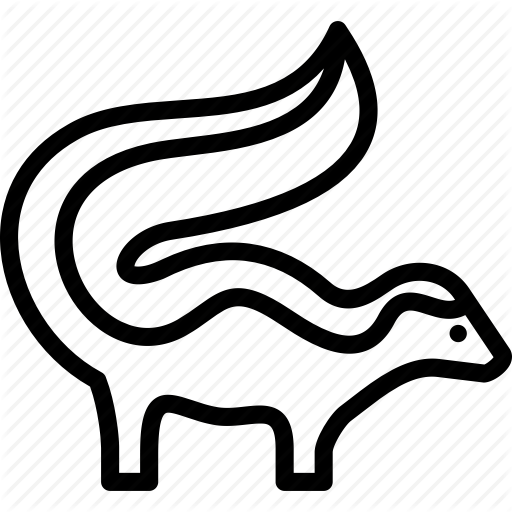 Animal, Mephitidae, Skunk, Stink Icon