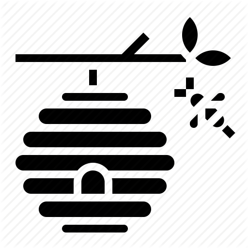 Bee, Beehive, Farm, Honey Icon