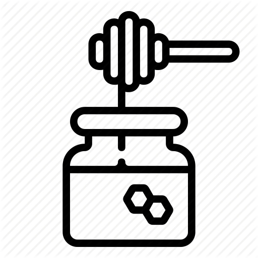 Bee, Honey, Jar, Sweet Icon