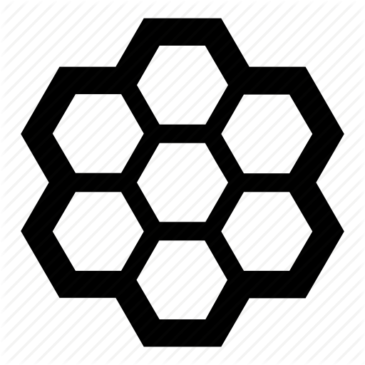 Bee, Bees, Food, Honey, Honeycomb, Sweet, Tasty Icon