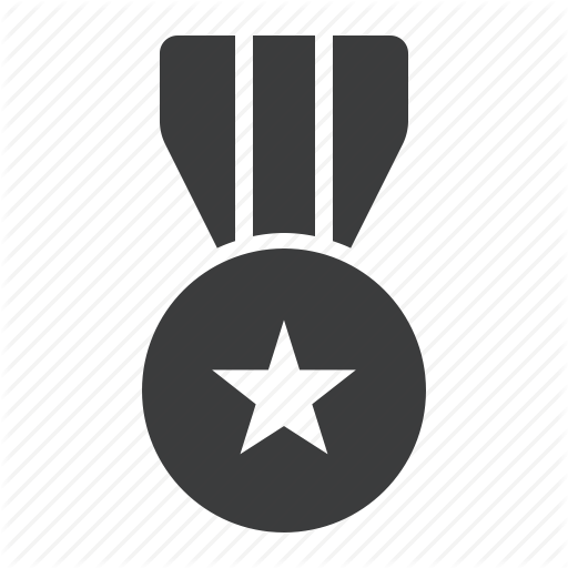 Honor, Law, Medal, Police, Ribbon Icon