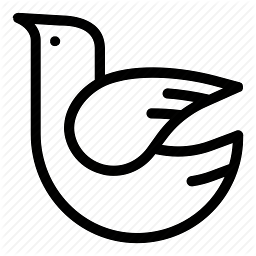 Bird, Dove, Fly, Hope, Peace, Pigeon Icon