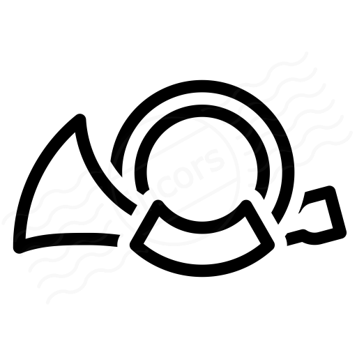 Iconexperience I Collection Post Horn Icon