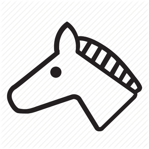 Farm, Horse, Horse Head, Icon Icon, Line Icon Icon