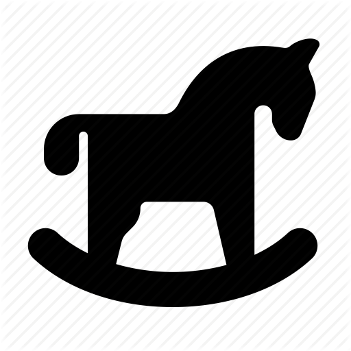 Baby, Hobby, Hobbyhorse, Horse Icon