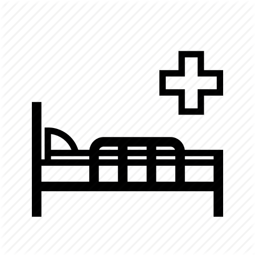 Clinic, Healthcare, Hospital, Hospital Bed Icon