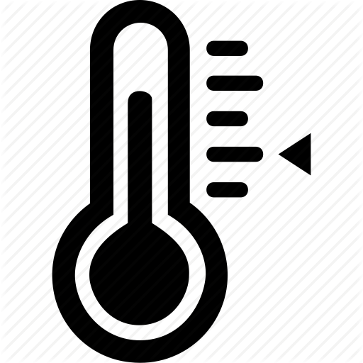 Cold, Hot, Temperature, Thermometer, Weather Icon