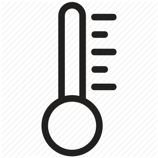 Cold, Hot, Temperature, Thermometer, Weather Indicator Icon