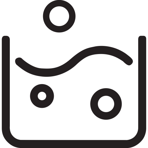 Water, Hot, Relax, Tub, Bubles Icon