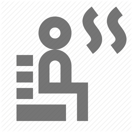 Amenities, Heat, Sauna, Service, Spa, Steam Room, Supplies Icon