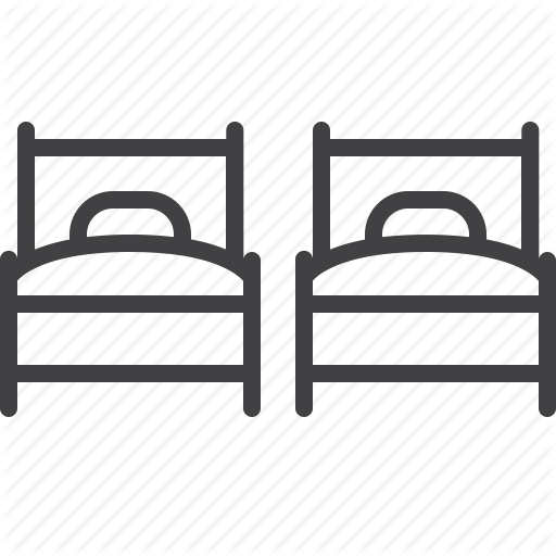 Bed, Room, Hotel, Transparent Png Image Clipart Free Download