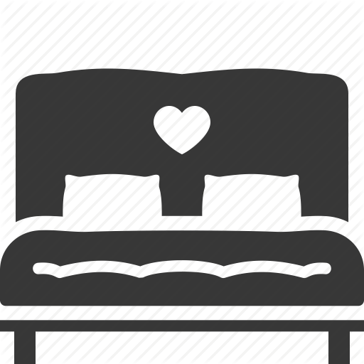 Bed, Double Room, Hotel Room Icon