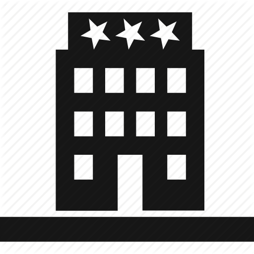 Accommodations, Architecture, Building, Hotel Icon