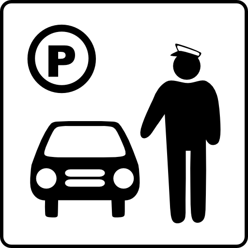 Hotel Icon Has Parking Attendant Clipart