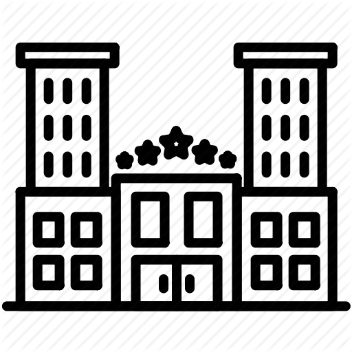 Architecture, Building, Guest House, Hotel, Luxury Hotel Icon