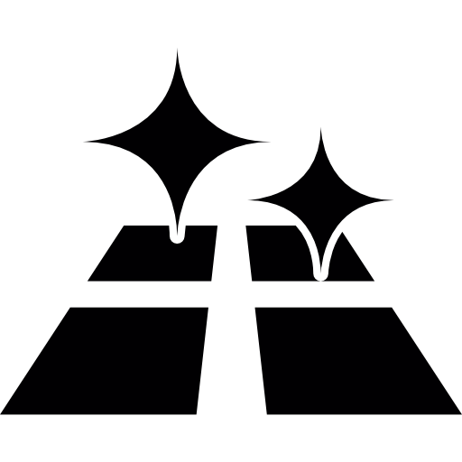 Clean Floor Slhouette Icons Free Download