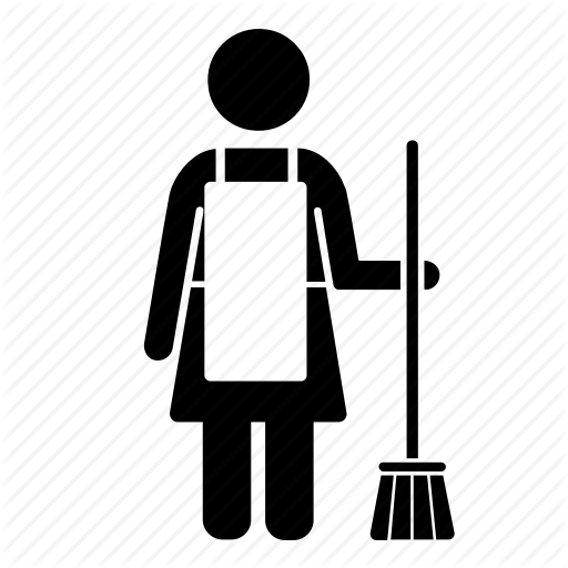 Cleaning, Female, Hotel, House Keeping, Staff Icon