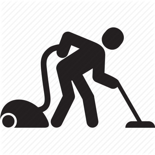 Clean, Cleaner, House, Man, Vacuum Icon