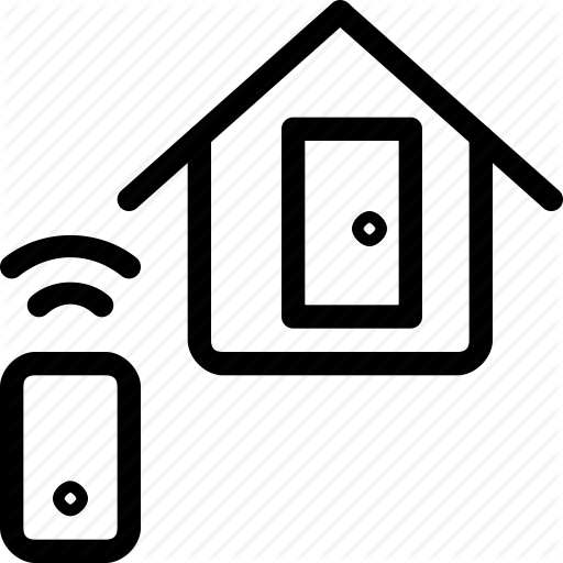 Android, Home, House, Iphone, Remote, Smartphone, Wireless Icon