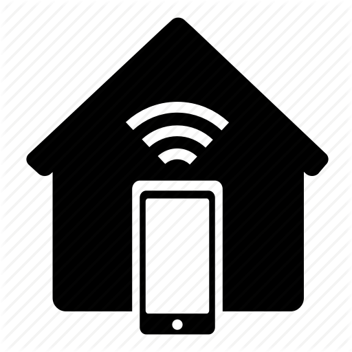 Connected, Home, House, Mobile, Wifi, Wireless Icon