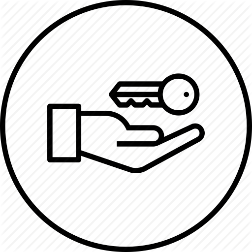 Hand Over Keys Icon Transparent Png Clipart Free Download