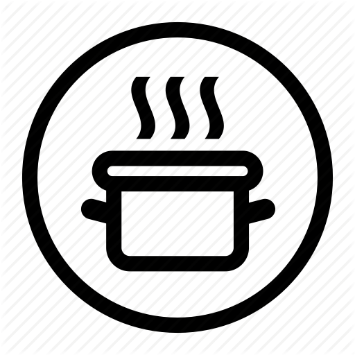 Housekeeping Rounded White Icons Set