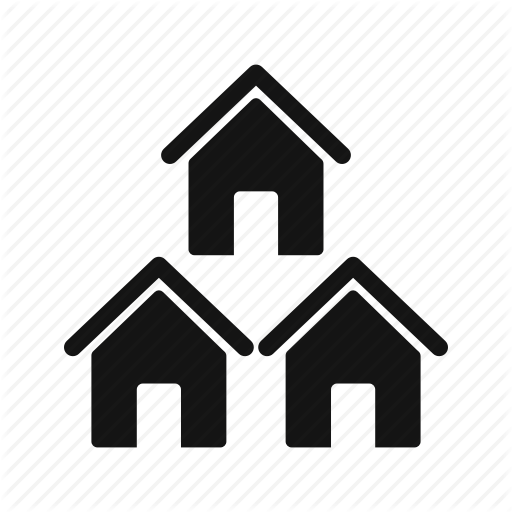 Community, Houses, Neighbors Icon