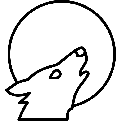 Howling Wolf Icons Free Download