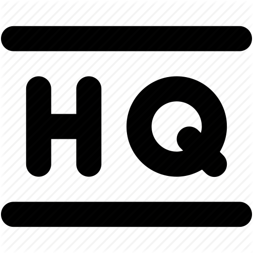 High Quality, Hq, Hq Function, Hq Label, Hq Operation Icon