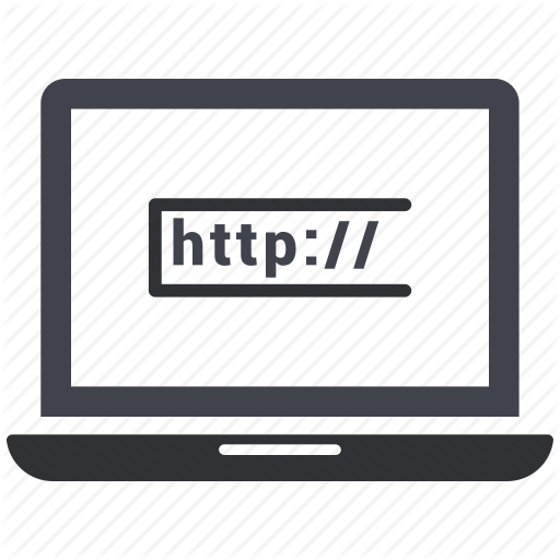 Domain, Http, Laptop, Link, Url, Webpage, Website Icon