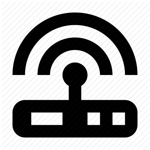 Hub, Router, Wifi Icon