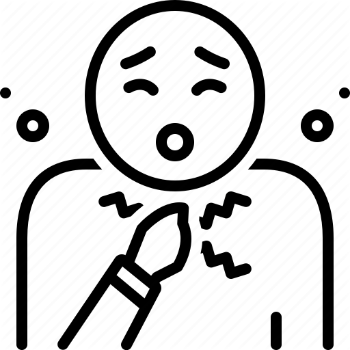 Choke, Hiccough, Hiccup, Person, Throat Icon