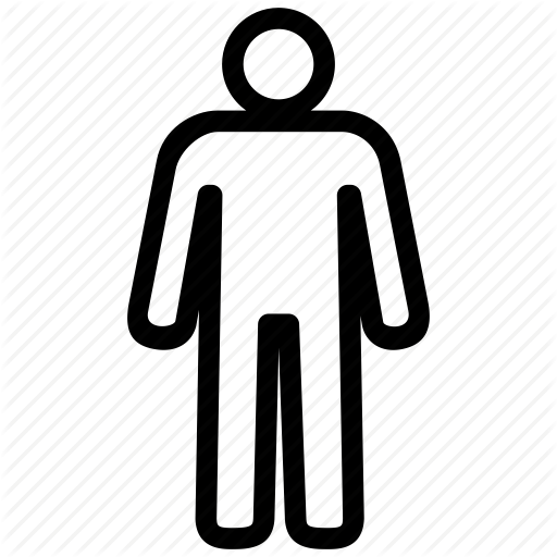Human Body Icon at GetDrawings | Free download Simple Person Outline