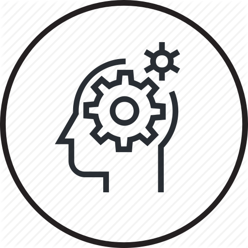 Brain, Development, Head, Human, Line, Process Icon