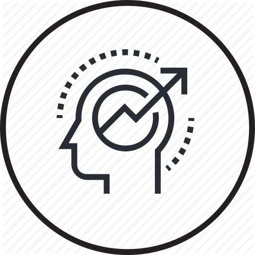 Brain, Human, Line, Mind, Power, Process Icon