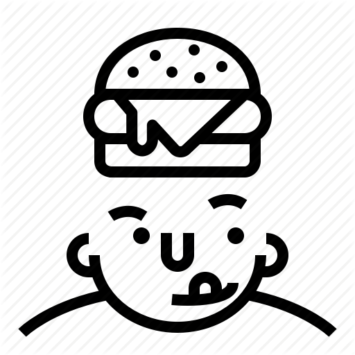 Eat, Hungry, Mind, Thinking Icon