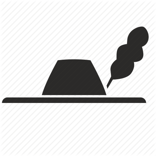 Feather, Hat, Head, Hunter Icon