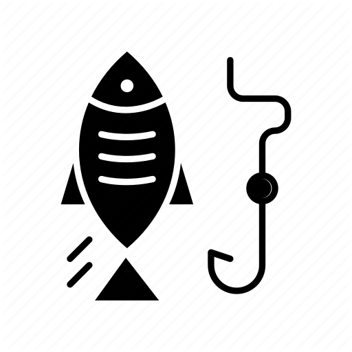Fish, Fishing, Hook, Hunting Icon