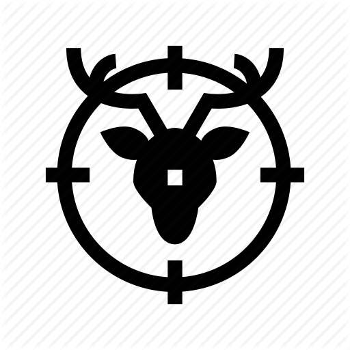 Animal Hunting, Hunt, Hunting, Sport, Target Icon