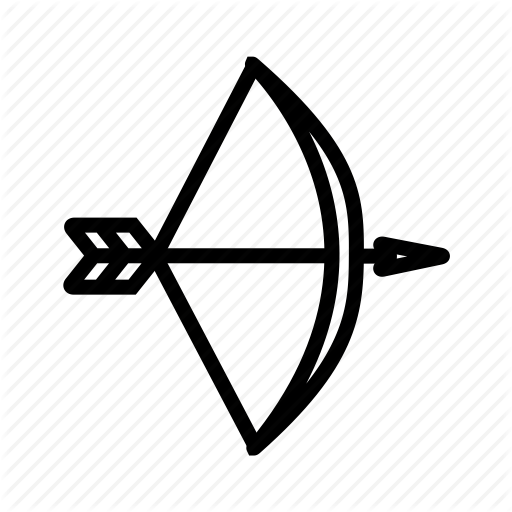 Archery, Arrow, Bow, Hunting Icon