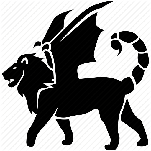 Beast, Fantasy, Legend, Manticore, Monster, Mythology, Persian Icon