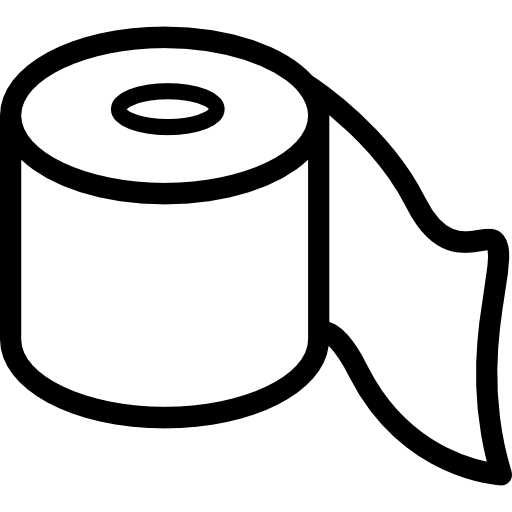 Hygienic Paper Roll Tool Outline Icons Free Download