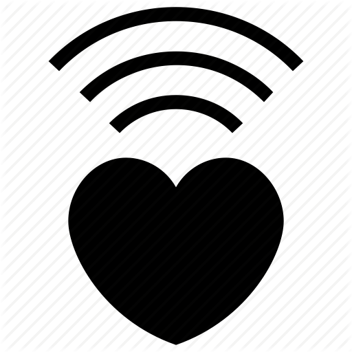 Internet, Love, Radio, Valentine, Wifi, Wireless Icon Icon