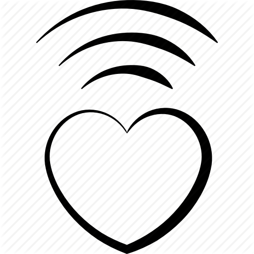 Internet, Love, Radio, Valentine, Wifi, Wireless Icon