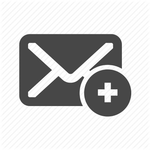 Email, Message, Plus I Icon